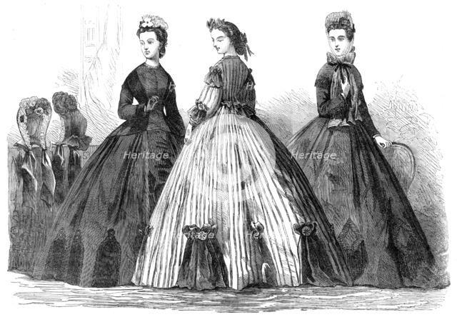 Paris fashions for April, 1864. Creator: Unknown.