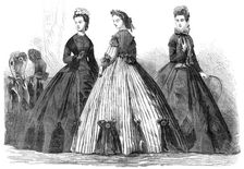 Paris fashions for April, 1864. Creator: Unknown