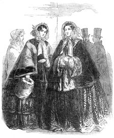 Paris Fashions for December, 1854. Creator: Unknown