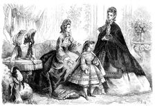 Paris fashions for December, 1862. Creator: Unknown