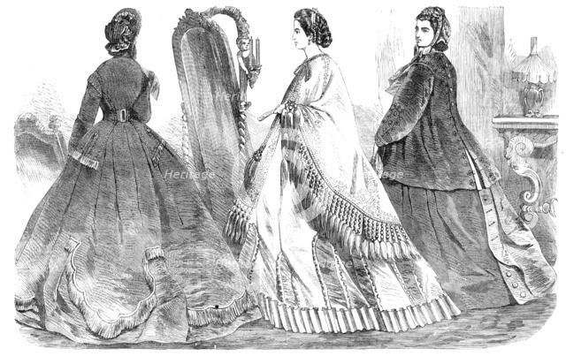 Paris fashions for December, 1864. Creator: Unknown.