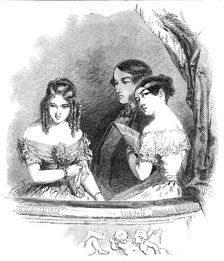 Paris Fashions for February, 1850. Creator: Unknown