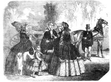 Paris Fashions for July, 1856. Creator: Unknown