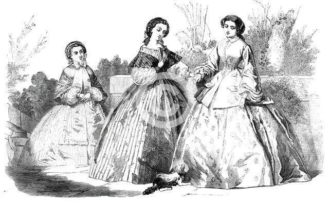 Paris Fashions for July, 1860. Creator: Unknown.