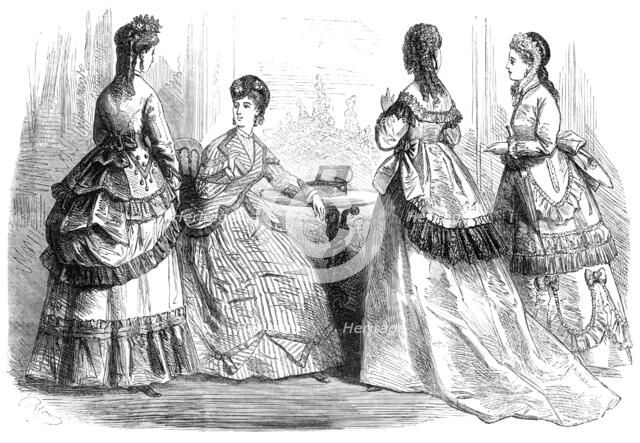 Paris fashions for June, 1869. Creator: Unknown.
