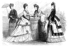 Paris fashions for June, 1870. Creator: Unknown