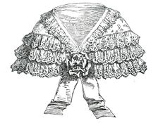 Paris Fashions for June - Pelerine, 1850. Creator: Unknown