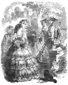 Paris Fashions for September, 1854. Creator: Unknown