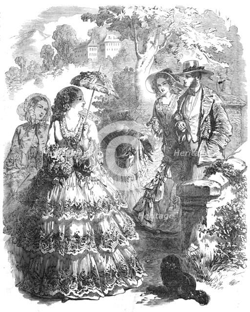 Paris Fashions for September, 1854. Creator: Unknown.