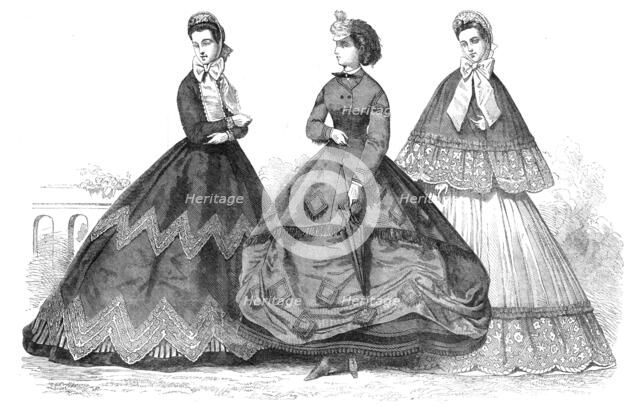 Paris fashions for September, 1864. Creator: Unknown.
