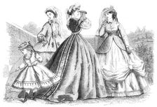 Paris fashions for September, 1865. Creator: Unknown