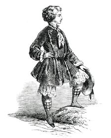 Paris Fashions for September - Boy's Dress, 1850. Creator: Unknown