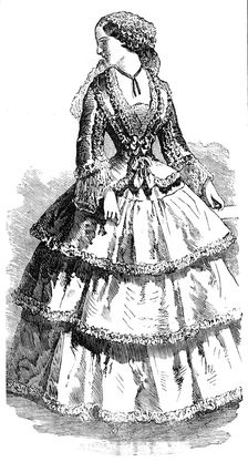 Paris Fashions for the New Year, 1854. Creator: Unknown