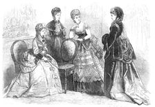 Paris fashions for the New Year, 1870. Creator: Unknown