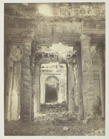 Paris Fire (The Grand Staircase Entrance), May 1871. Creator: Charles Soulier