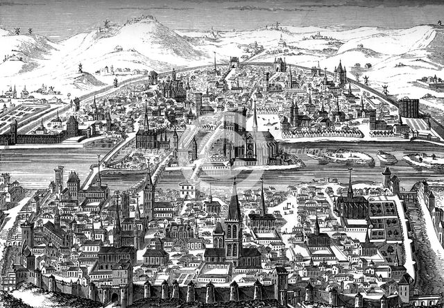 Paris, France, 1607.Artist: A Bisson