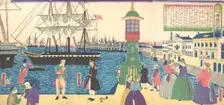 Paris, France, 1862 (Bunkyu 2, 6th month). Creator: Utagawa Yoshitora