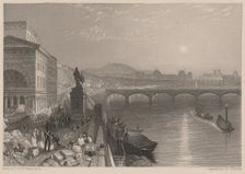 Paris, from the Barrière de Passy, 1833. Creator: James Tibbitts Willmore