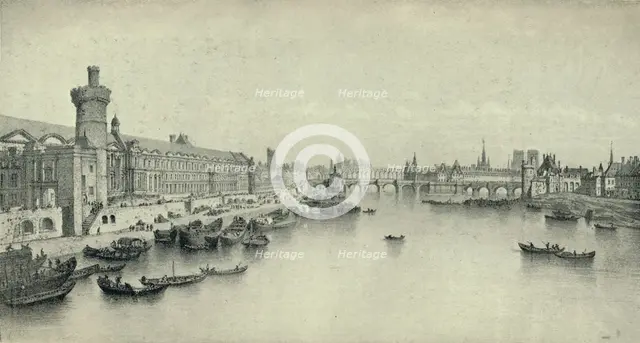 'Paris in 1658', 1915. Artist: PH Benoist.