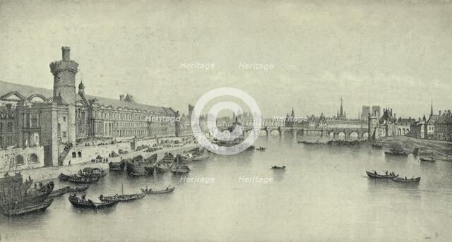 'Paris in 1658', 1915. Artist: PH Benoist.