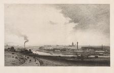Paris in 1867, View from the Trocadero, 1867. Creator: Maxime Lalanne (French, 1827-1886)
