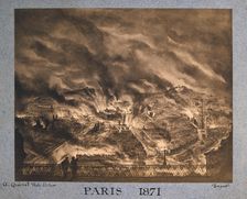 Paris in flames, 1871
