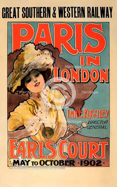 Paris in London. Great Southern and Western Railway, 1902.