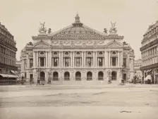 Paris Opera House, between 1822 and 1898. Creator: Francis Frith