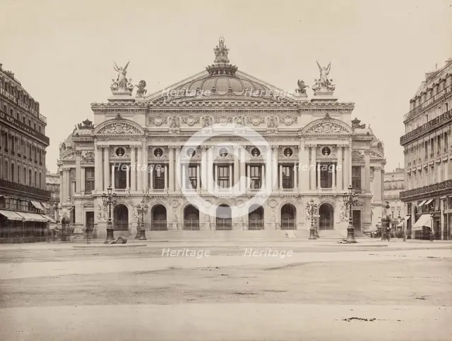 Paris Opera House, between 1822 and 1898. Creator: Francis Frith.
