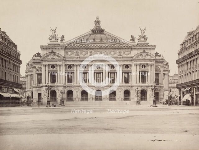 Paris Opera House, between 1822 and 1898. Creator: Francis Frith.