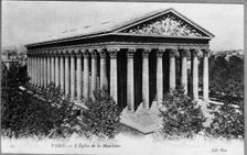 Paris - L'Eglise de la Madeleine. Creator: Unknown