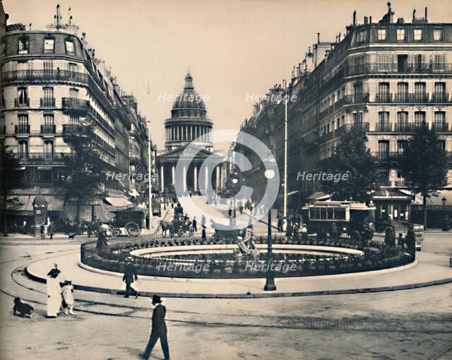 'Paris. - La Rue Soufflot Et Le Panthéon. - ND, c1910. Creator: Unknown.