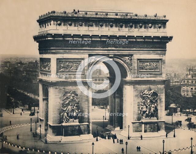 'Paris. - L'Arc De Triomphe. - LL, c1910. Creator: Unknown.