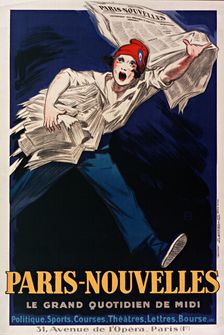 Paris-Nouvelles, le grand quotidien de Midi , 1931. Creator: D'Ylen, Jean (1886-1938)