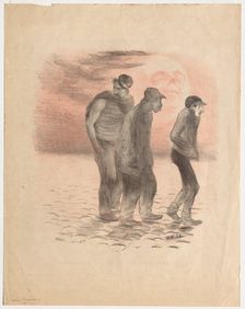 Paris Scenes and Murderers. Creator: Adolphe Willette (French, 1857-1926)