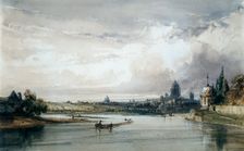 Paris Seen from Afar c1835-1900. Artist: William Callow