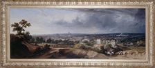 Paris, seen from the heights of Montmartre, in 1822. Creator: George Arnald