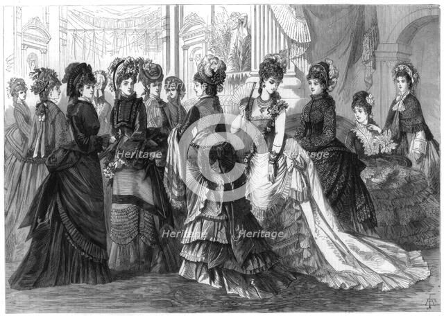 Paris Spring Fashion, 1875. Artist: Unknown