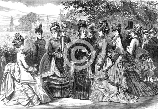 Paris Spring fashions, 1874. Creator: Unknown.