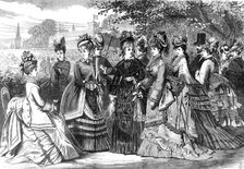 Paris Spring fashions, 1874. Creator: Unknown