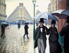 Paris Street; Rainy Day 1877. Artist: Gustave Caillebotte