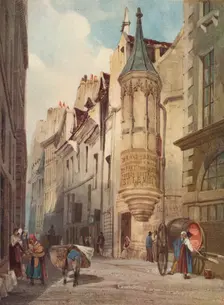 Paris Street Scene The House of Admiral Coligny 1831, (1923). Artist: Thomas Shotter Boys