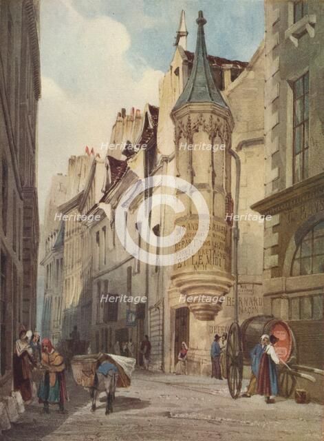 'Paris Street Scene The House of Admiral Coligny', 1831, (1923). Artist: Thomas Shotter Boys.