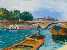 Paris, Pont sur la Seine, ca 1898-1904. Creator: Marquet, Pierre-Albert (1875-1947)