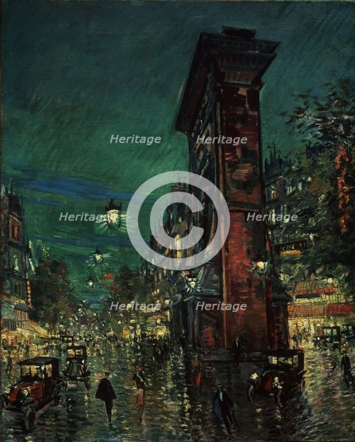 Paris, Porte Saint-Denis, 1923-1939. Artist: Korovin, Konstantin Alexeyevich (1861-1939)