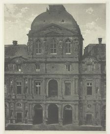 Paris: Pavillon de l'Horloge, the Louvre, c. 1855, printed 1982. Creator: Charles Nègre