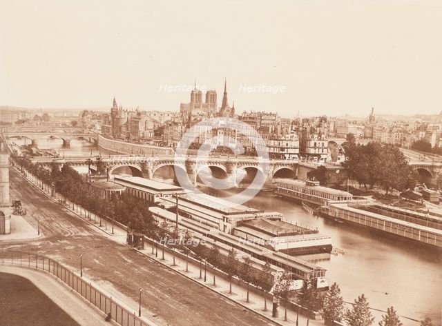 Paris, Panorama De La Cite, No. 52, Printed c.1850s. Creator: Edouard Baldus.