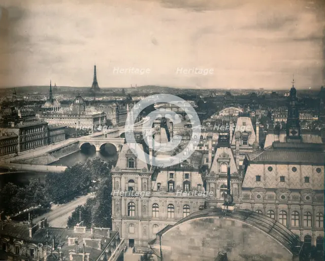 'Paris. - Panorama Des Huit Ponts. - LL, c1910. Creator: Unknown.