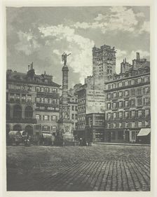 Paris, Place de Châtelet, 1854/55, printed 1982. Creator: Charles Nègre