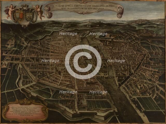 Paris Plan, between 1632 and 1641. Creator: Giovanni Maria Tamburini.